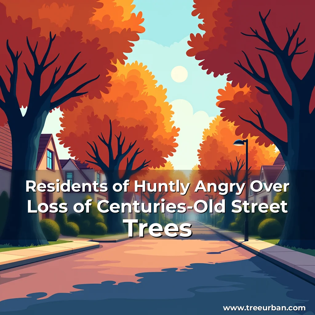 Read more about the article Residents of Huntly Angry Over Loss of Centuries-Old Street Trees