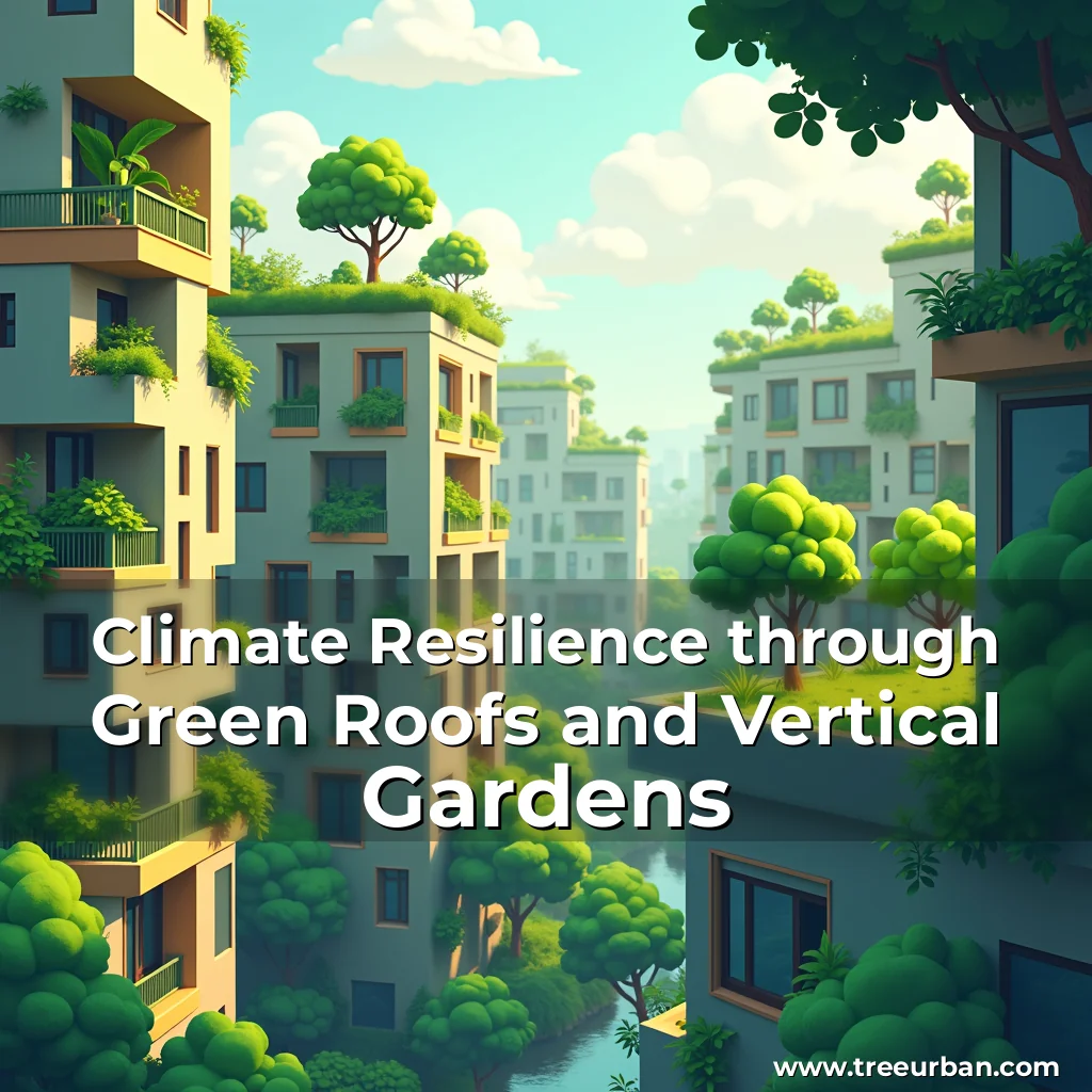 Read more about the article Climate Resilience through Green Roofs and Vertical Gardens